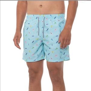 Boardies Surfer Print Swim Shorts Size Medium
